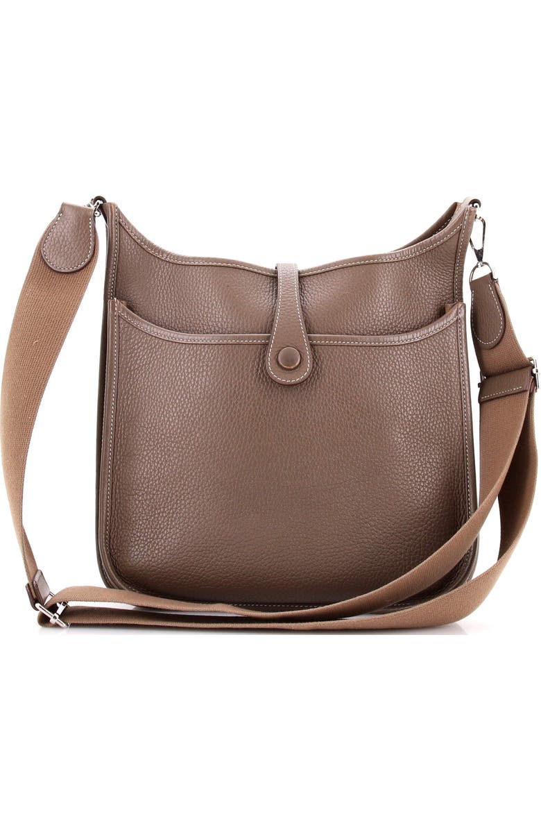 Pre-Owned Hermes Evelyne Bag Gen III Clemence PM, Alternate, color, Etoupe