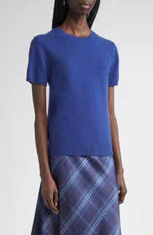 Vince Short Sleeve Wool & Cashmere Sweater