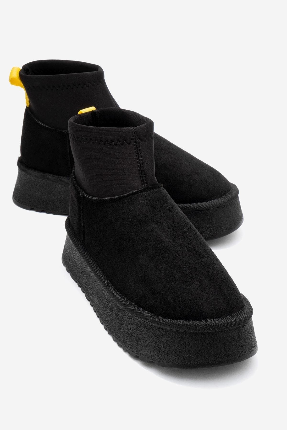 Prologue Shoes Ovar Platform Boot, Alternate, color, Black Suede