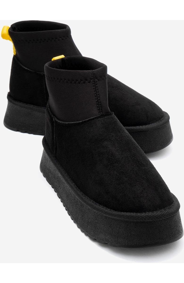 Prologue Shoes Ovar Platform Boot, Alternate, color, Black Suede