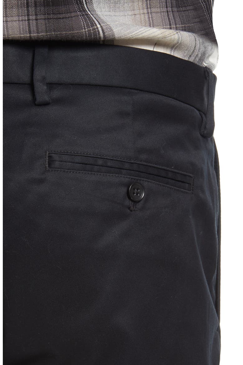 Men's Athletic Fit Leg Non-Iron Chinos, Alternate, color, BLACK