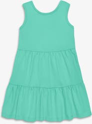 Primary Kids Tiered Tank Dress In Solids