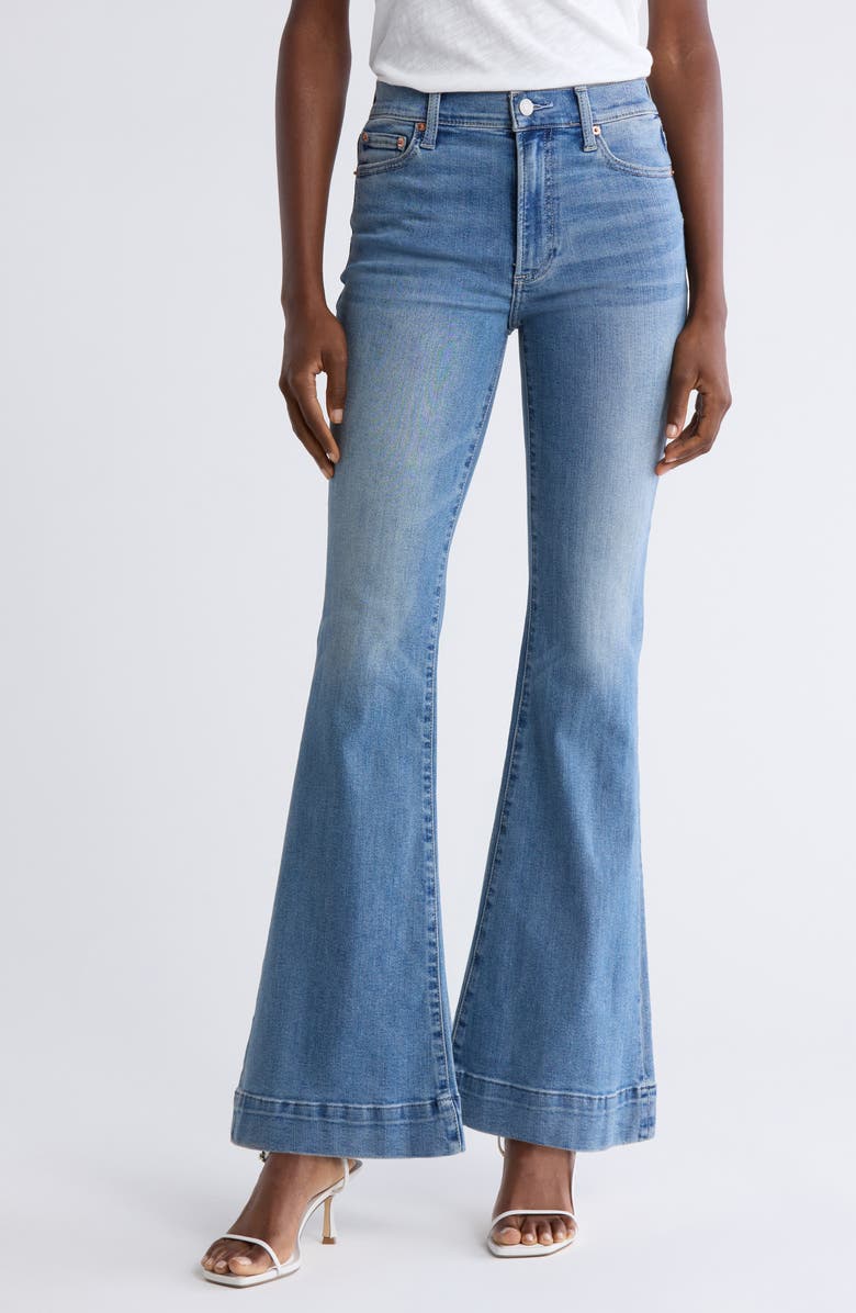 Pistola Kinsley Flare Jeans, Main, color, Essay