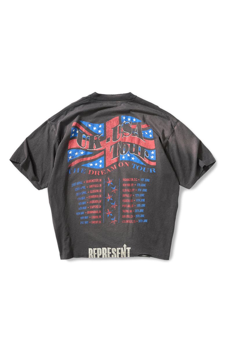Represent Dream On Tour Graphic T-Shirt, Alternate, color, Sun Fade Grey