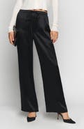 Reformation Olina Wide Leg Silk Pants