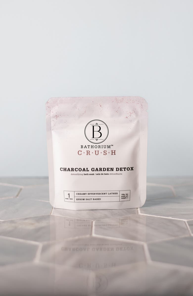 Bathorium Charcoal Garden Detox Crush Bath Soak, Alternate, color,