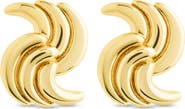 Sterling Forever Leni Twisted Statement Stud Earrings