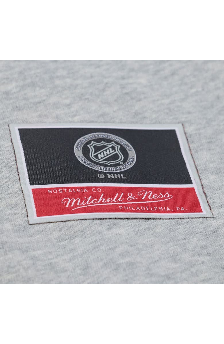Mitchell & Ness Women's Mitchell & Ness  Heather Gray San Jose Sharks Hockey Night Sweatshirt, Alternate, color, Heather Gray