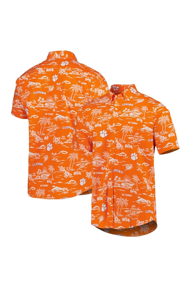 Men's Reyn Spooner Orange Clemson Tigers Classic Button-Down Shirt, Main, color, Orange