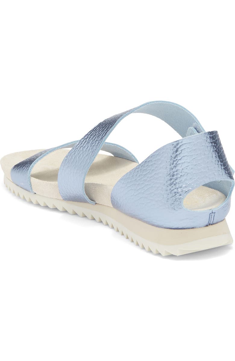 Pedro Garcia Jedda Two Strap Sandal, Alternate, color, Azure Cervo Lame
