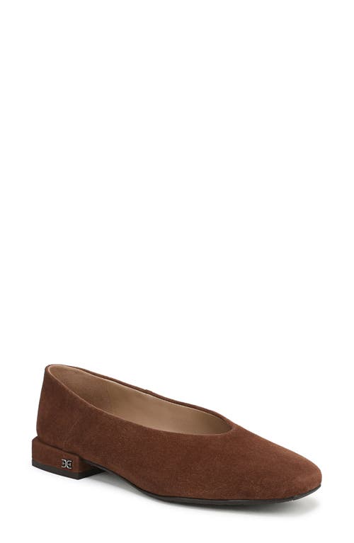 Sam Edelman Kasey Square Toe Pump In Brown