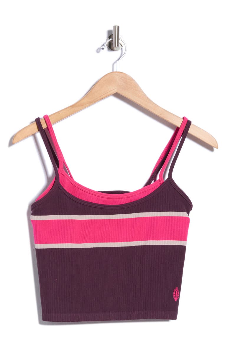 All Clear Rib Tank, Main, color, BLACKBERRY