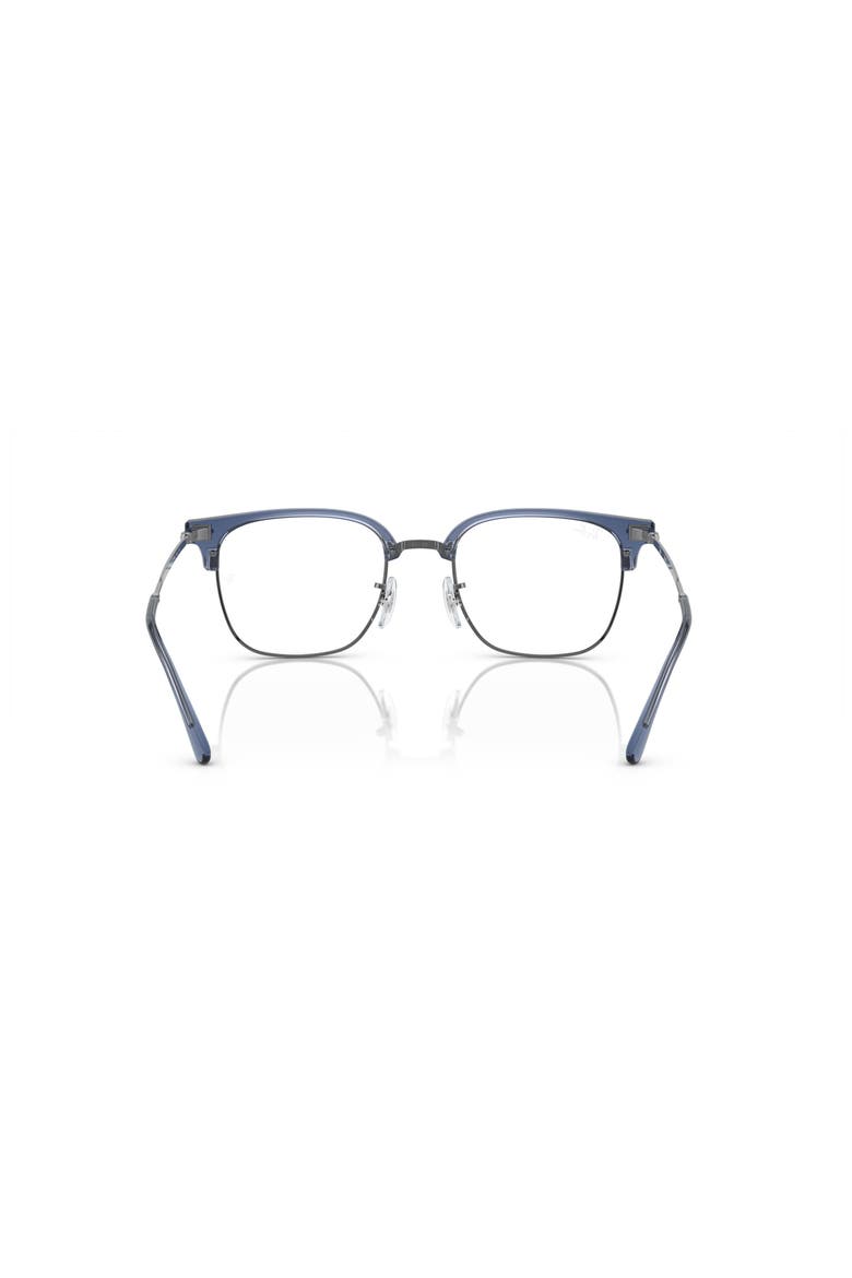 51mm Square optical glasses, Alternate, color, Blue