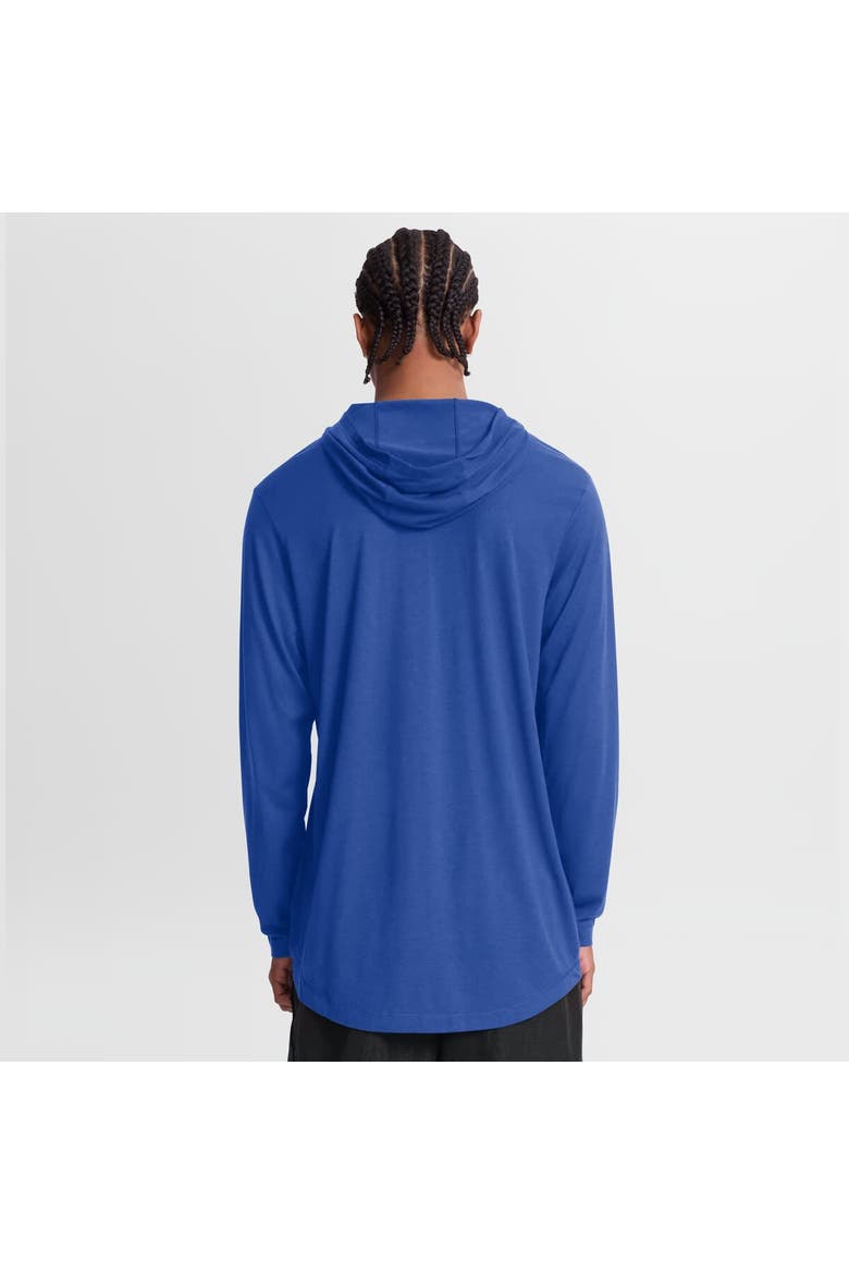 Men's Jordan Brand Royal Florida Gators Primetime Arch Tri-Blend Dri-FIT Long Sleeve Hooded T-Shirt, Alternate, color, Royal