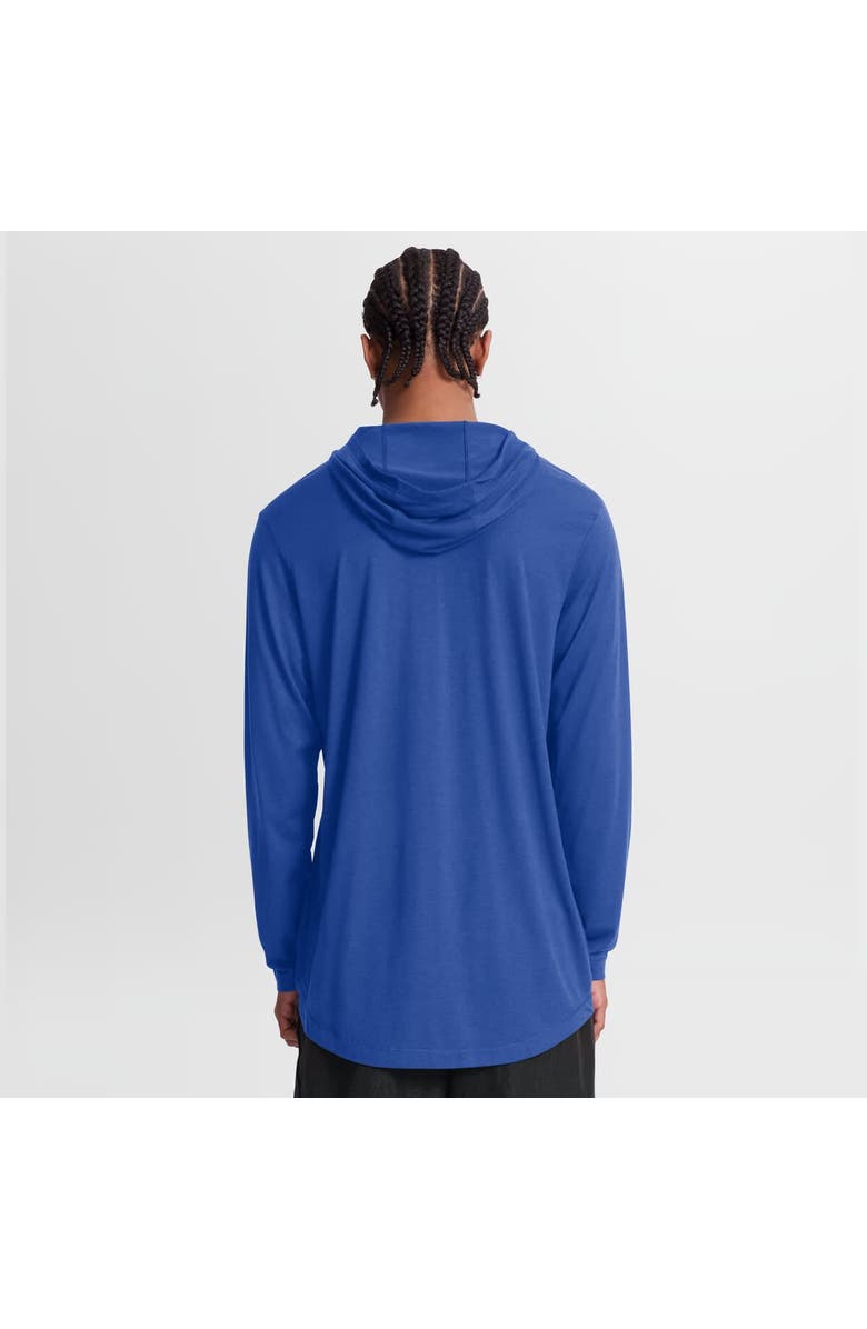 Jordan Brand Men's Jordan Brand Royal Florida Gators Primetime Arch Tri-Blend Dri-FIT Long Sleeve Hooded T-Shirt, Alternate, color, Royal
