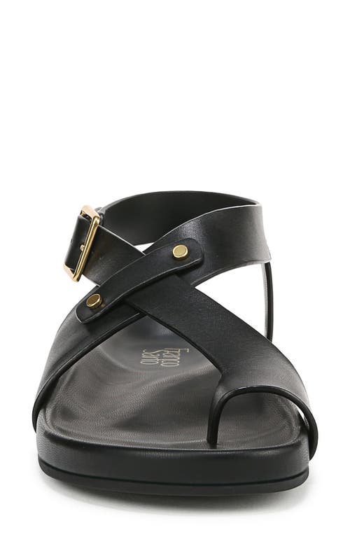 Franco Sarto Blair Ankle Strap Platform Sandal In Black