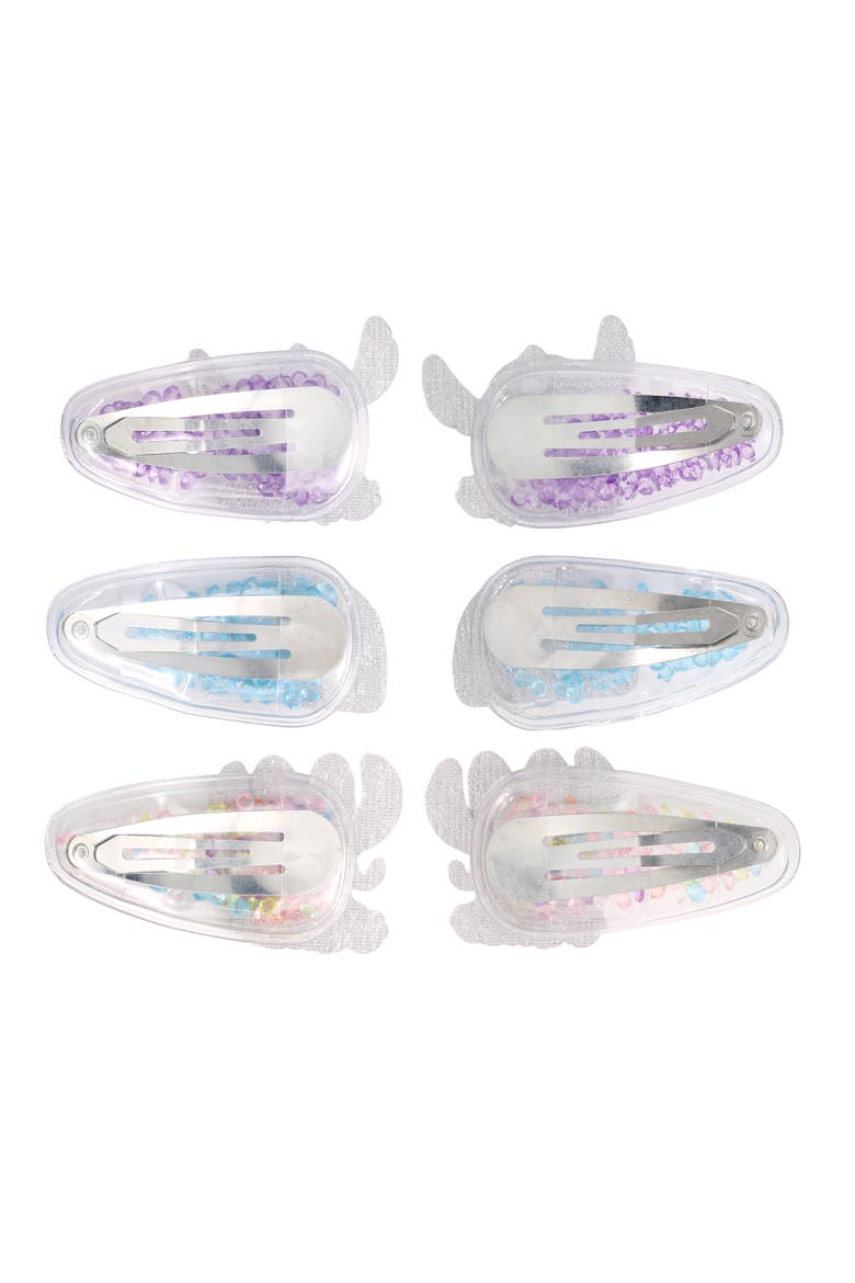 Hair Clip 6-Piece Set - Snap Back Shaker Hair Clips, Lilo and Stitch Accessories, Alternate, color, Multicolored