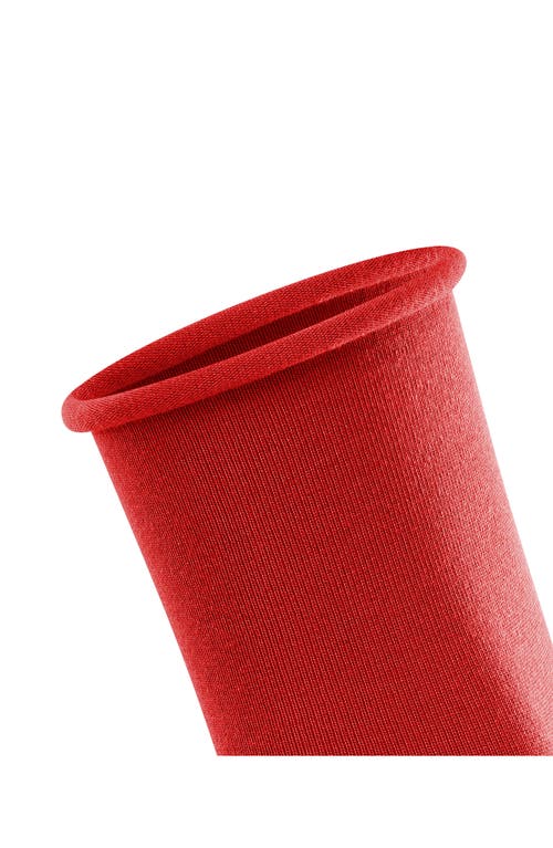 Falke Active Breeze Crew Socks In Red