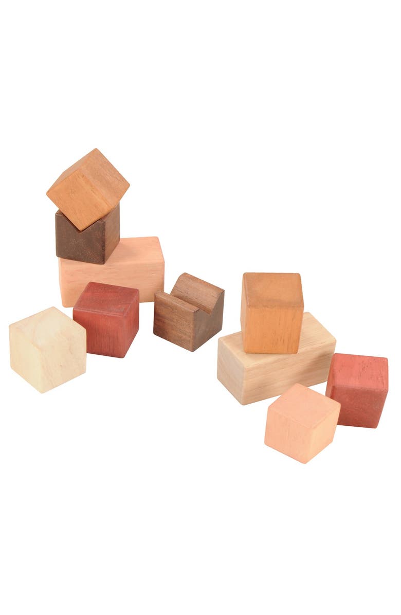 Kaplan Early Learning Company Wooden Block Balance Scale, Alternate, color, Multicolor