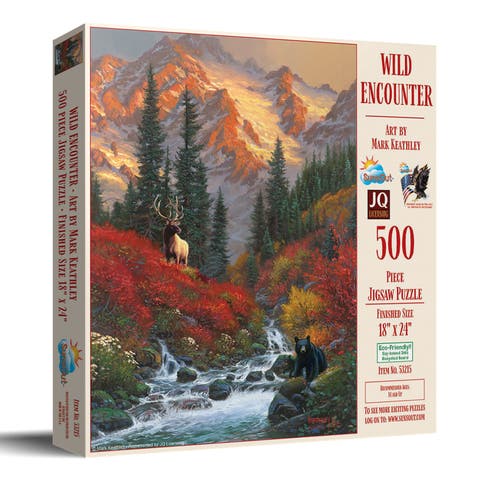 Wild Encounter 500 piece Jigsaw Puzzle for Adults