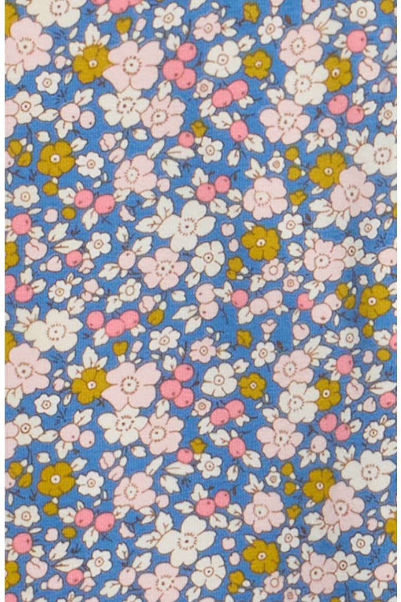 Floral Print Heart Appliqué Leggings, Alternate, color, DELFT FLORAL
