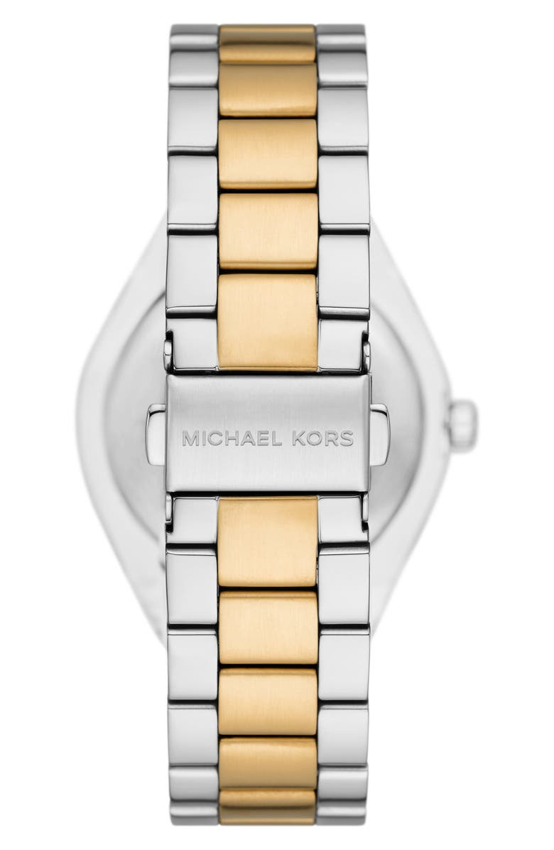 Michael Kors Lennox Two-Tone Bracelet Watch, 37mm, Alternate, color, Silver