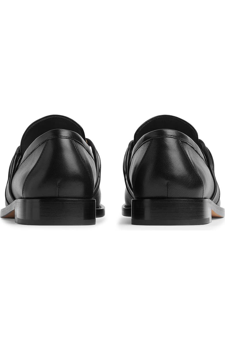 Bottega Veneta Astaire Knot Bit Loafer, Alternate, color, Black