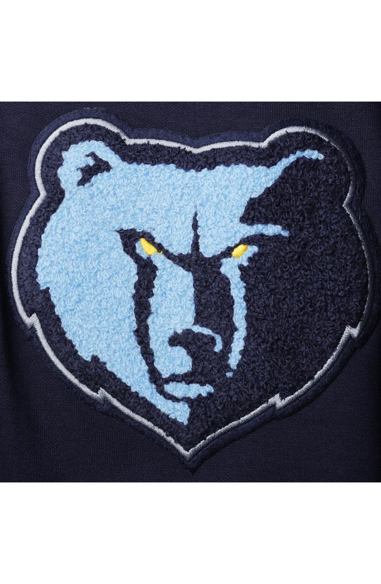 PRO STANDARD Men's Pro Standard Navy Memphis Grizzlies Logo Pullover Hoodie, Alternate, color, 