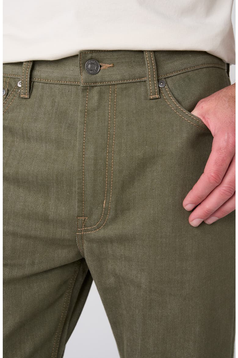 Preston Mid Rise Straight Leg Jeans, Alternate, color, OLIVE
