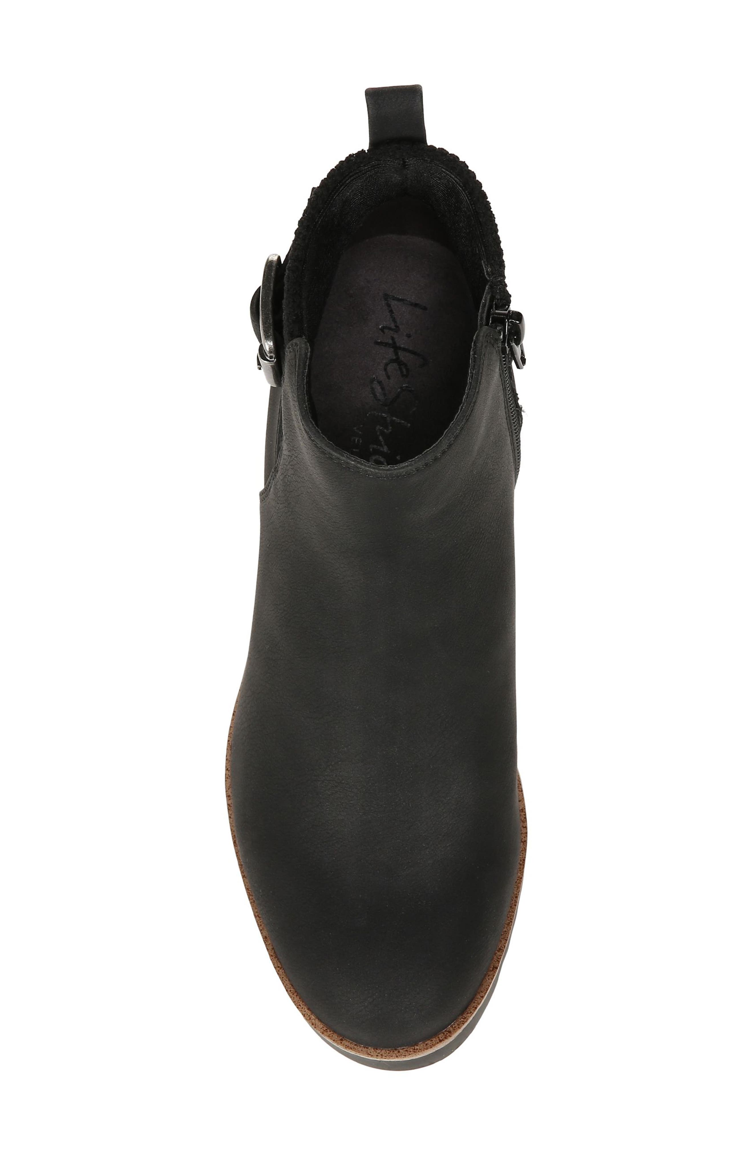 LifeStride Zayne Wedge Bootie, Alternate, color, Black