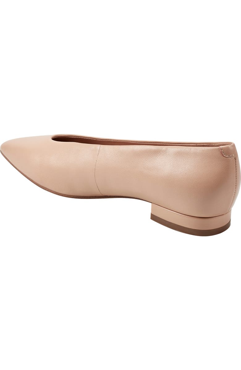 Marc Fisher LTD Gunner Pointed Toe Flat, Alternate, color, Light Natural