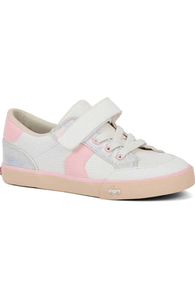 See Kai Run Kids' Connor Sneaker, Main, color, White/ Pink