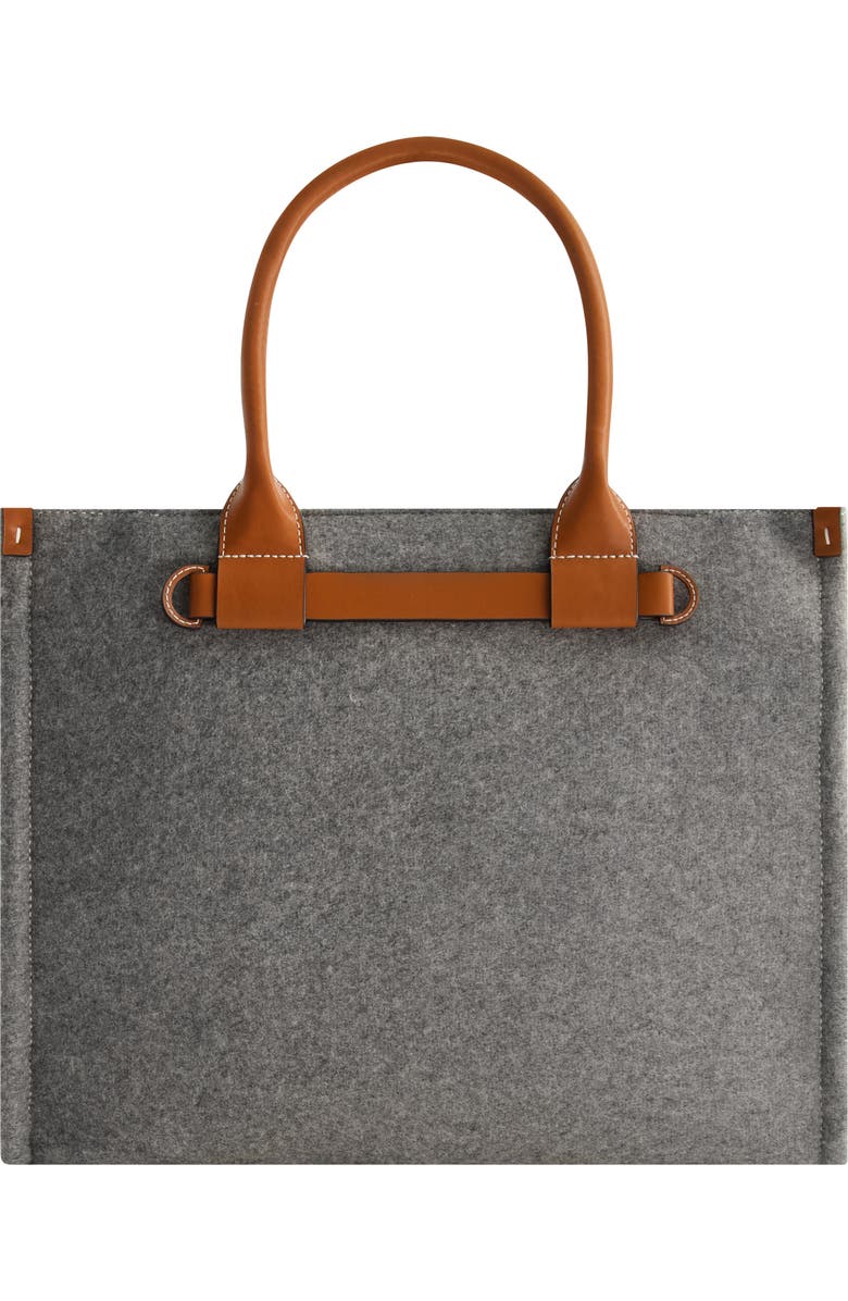 JASON WU Structured Felt Tote, Alternate, color, Grey