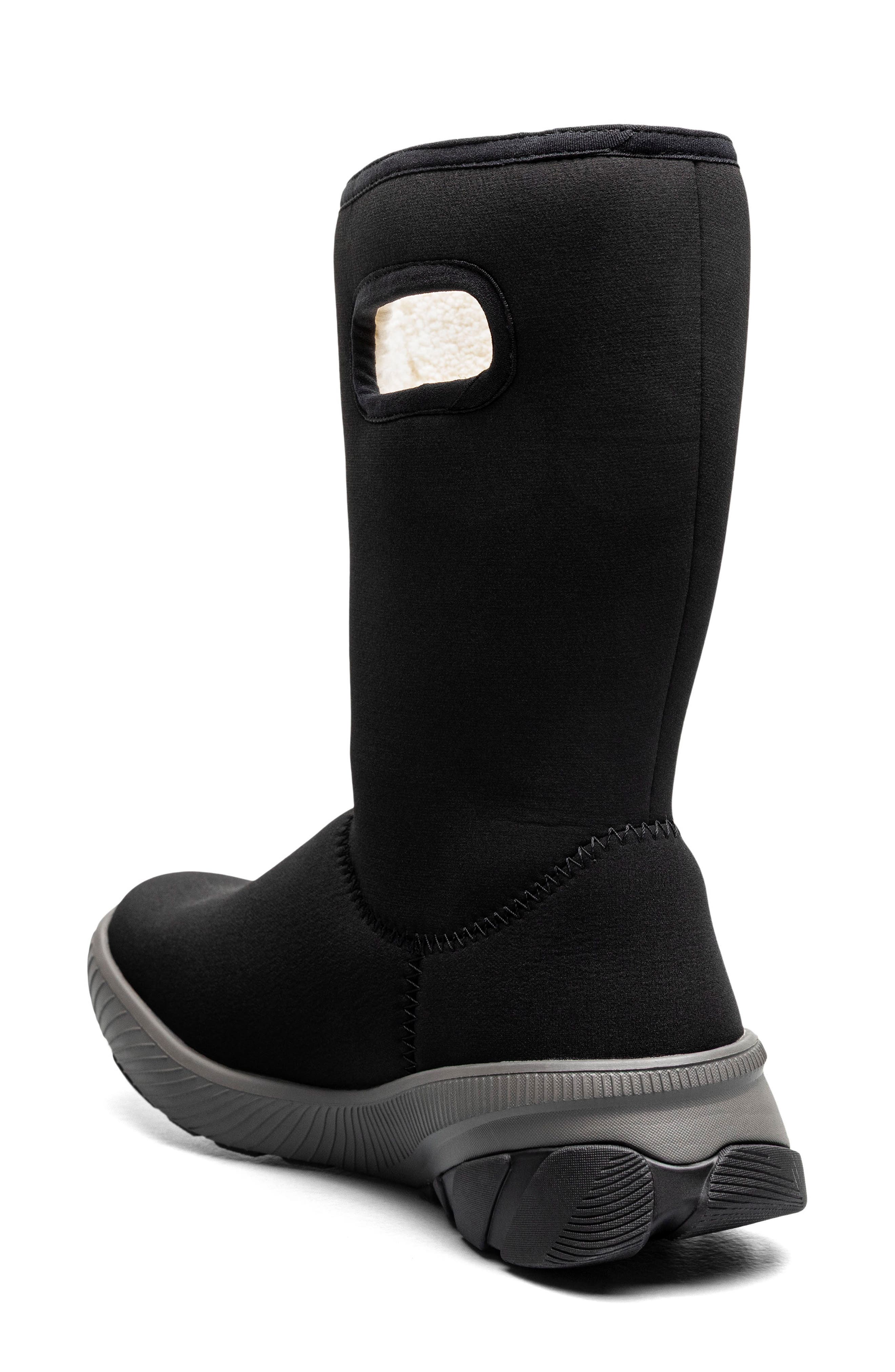 Coral Tall Waterproof Boot, Alternate, color, BLACK/ GRAY