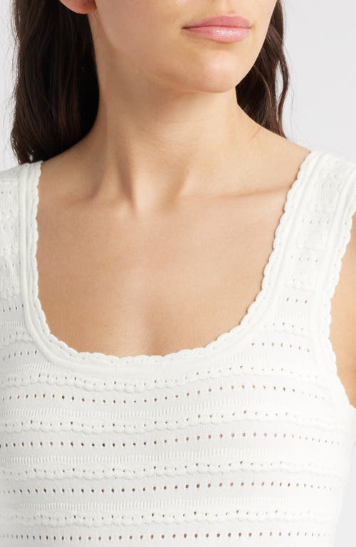 LOVESHACKFANCY LOVESHACKFANCY MARYANNE POINTELLE MINIDRESS