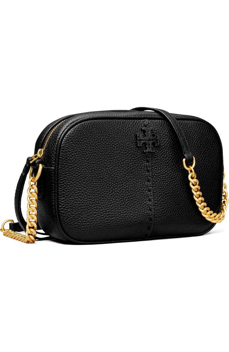 Tory Burch McGraw Leather Camera Bag, Alternate, color,