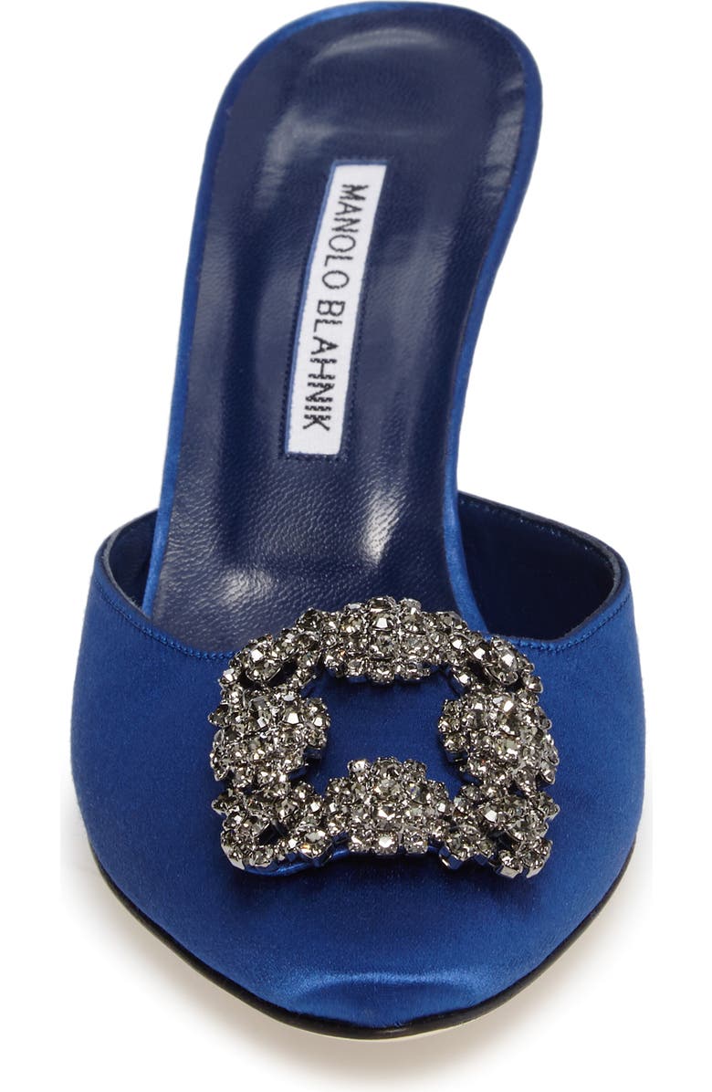 Manolo Blahnik Hangisi Embellished Mule, Alternate, color,