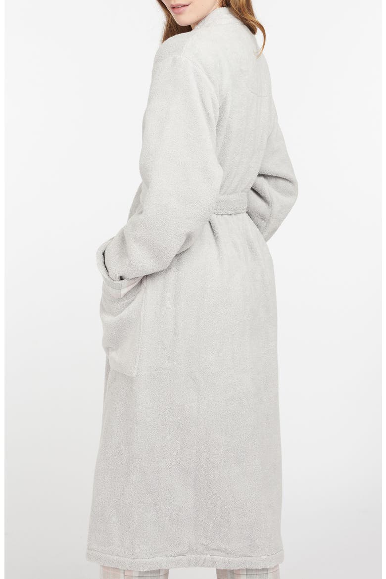Ada Cotton Terry Cloth Robe, Alternate, color, GREY