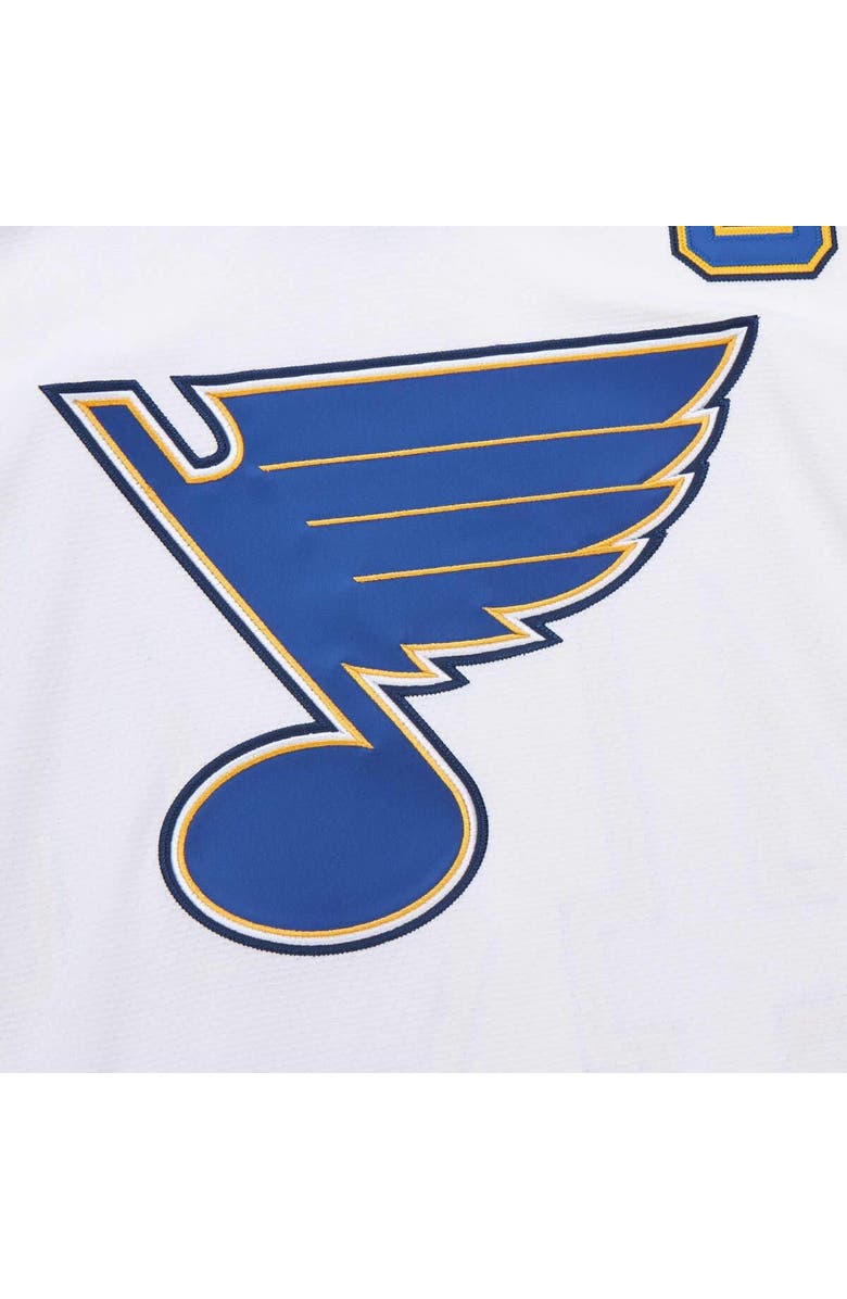 Mitchell & Ness Men's Chris Pronger White St. Louis Blues 1999-00 Power Play Jersey, Alternate, color, White