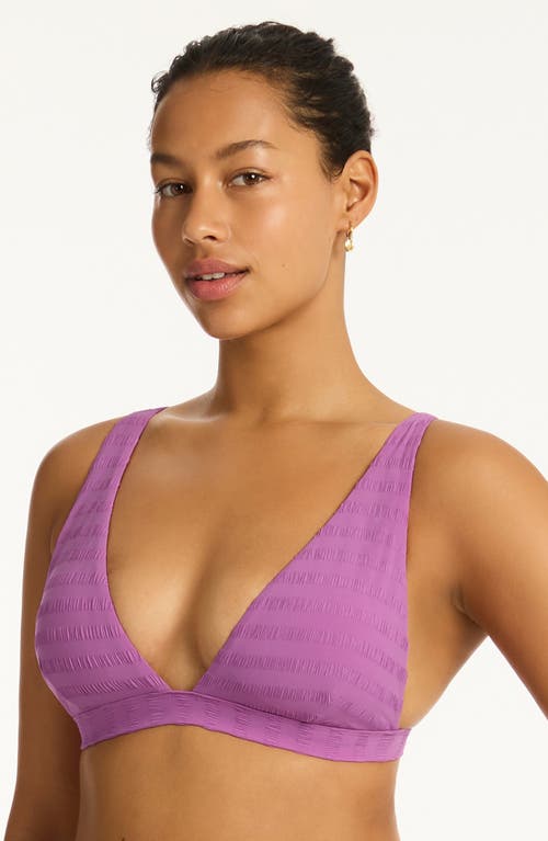 Sea Level Palisades Longline Triangle Bikini Top
