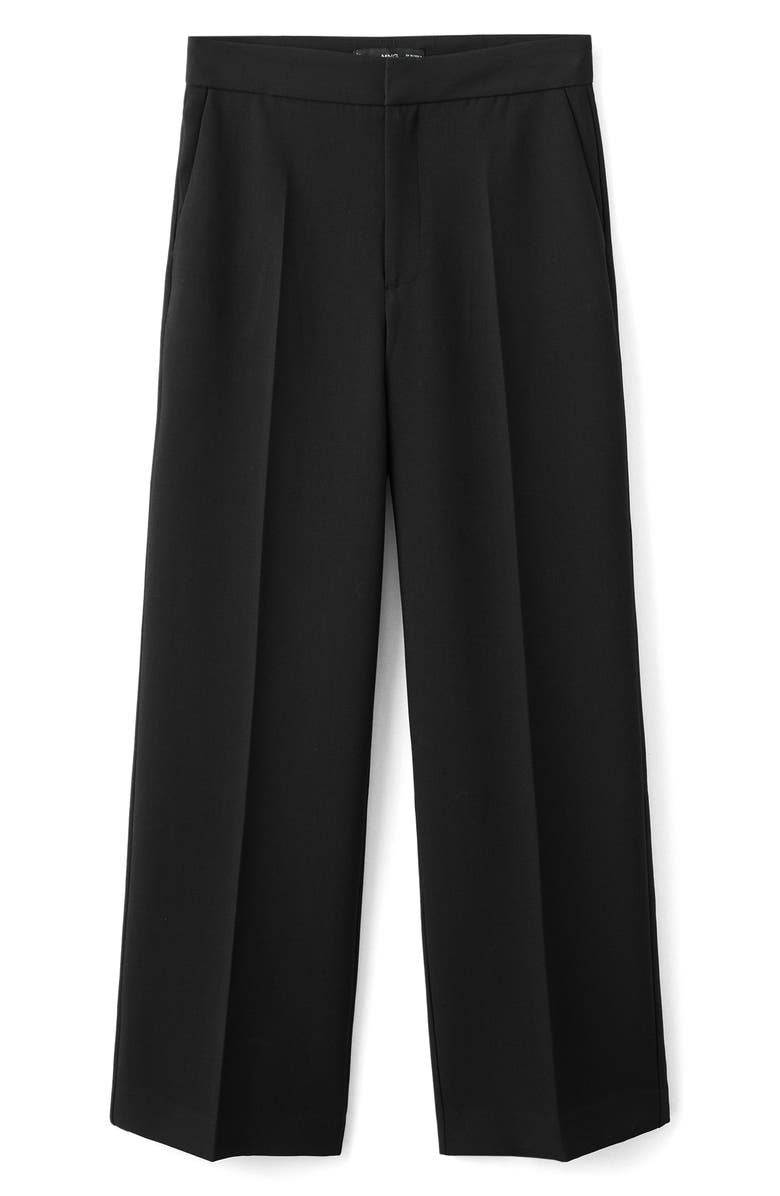 MANGO High Waist Straight Leg Pants, Alternate, color,