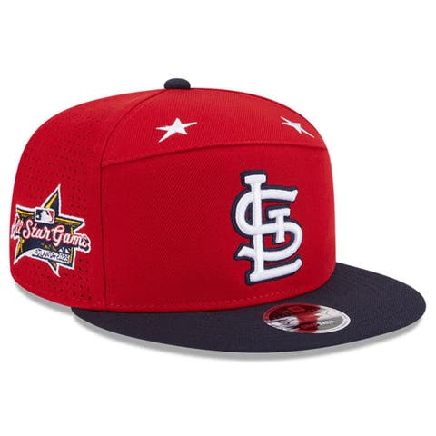 Men's New Era Red/Navy  St. Louis Cardinals 2025 MLB All-Star Game Side Patch 9FIFTY Snapback Hat