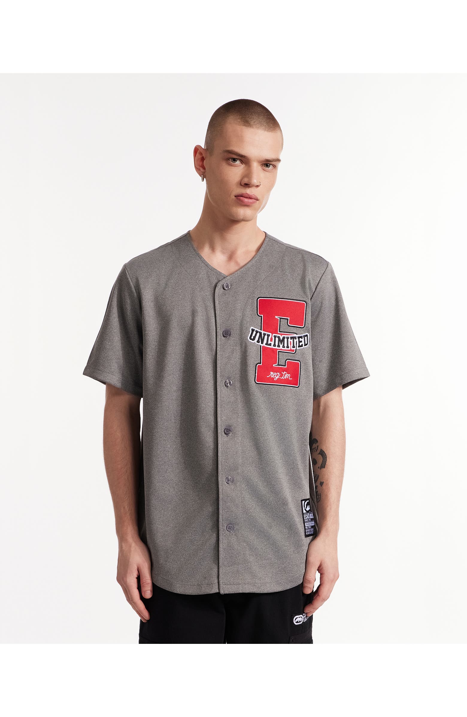 Ecko Unltd. The Dinger Button Front Top | Nordstrom