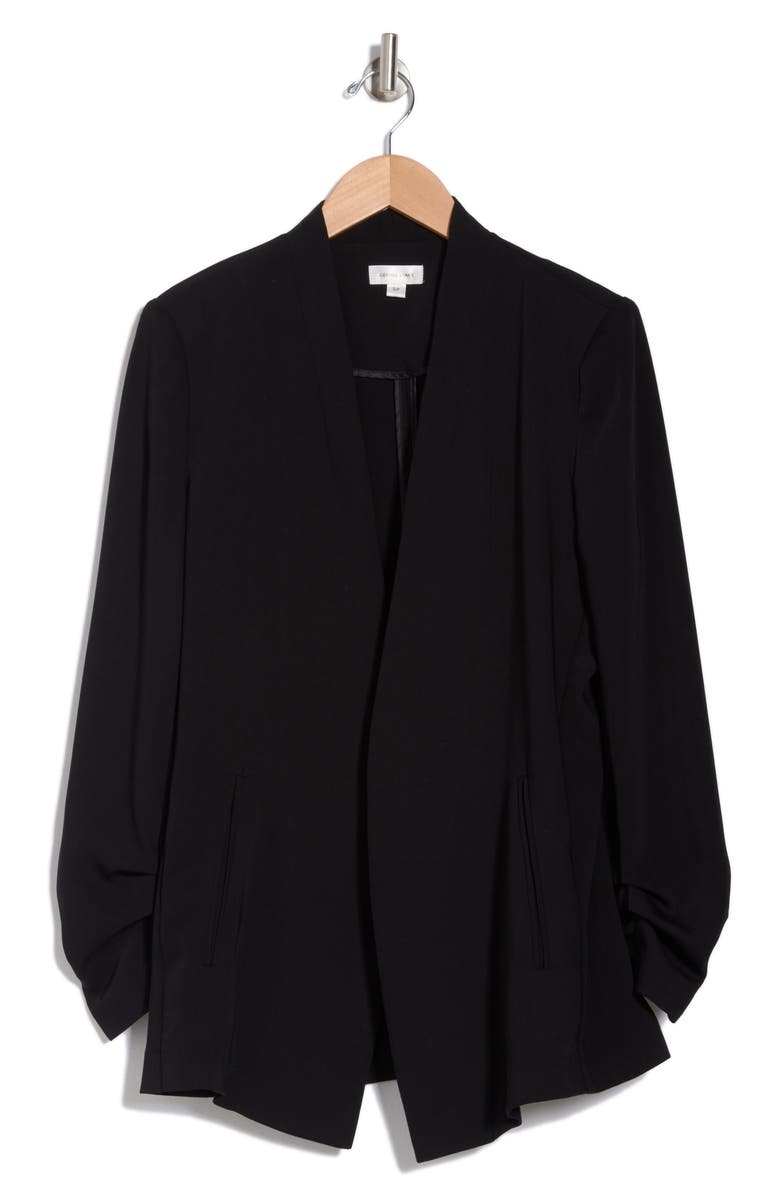 Gemma + Jane Scrunch Sleeve Open Front Jacket, Alternate, color,