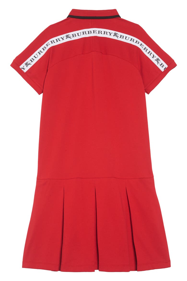 Mollyanna Polo Dress, Alternate, color, BRIGHT RED