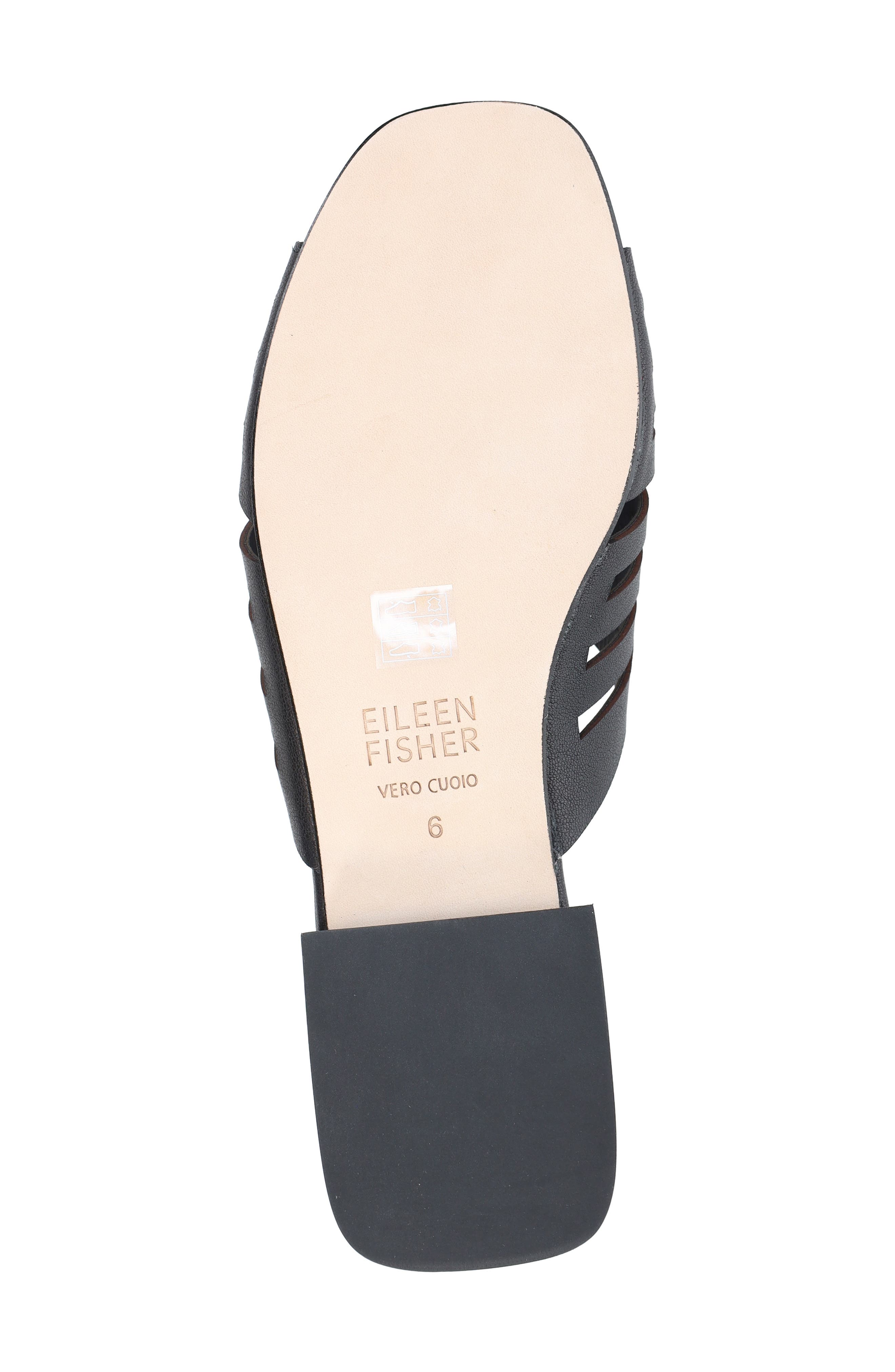 Eileen Fisher Fira Slide Sandal, Alternate, color, Black