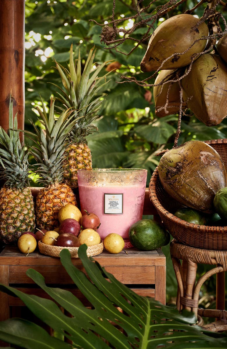 Voluspa Nāpali Passion Fruit Lidded 5-Wick Hearth Candle, Alternate, color,