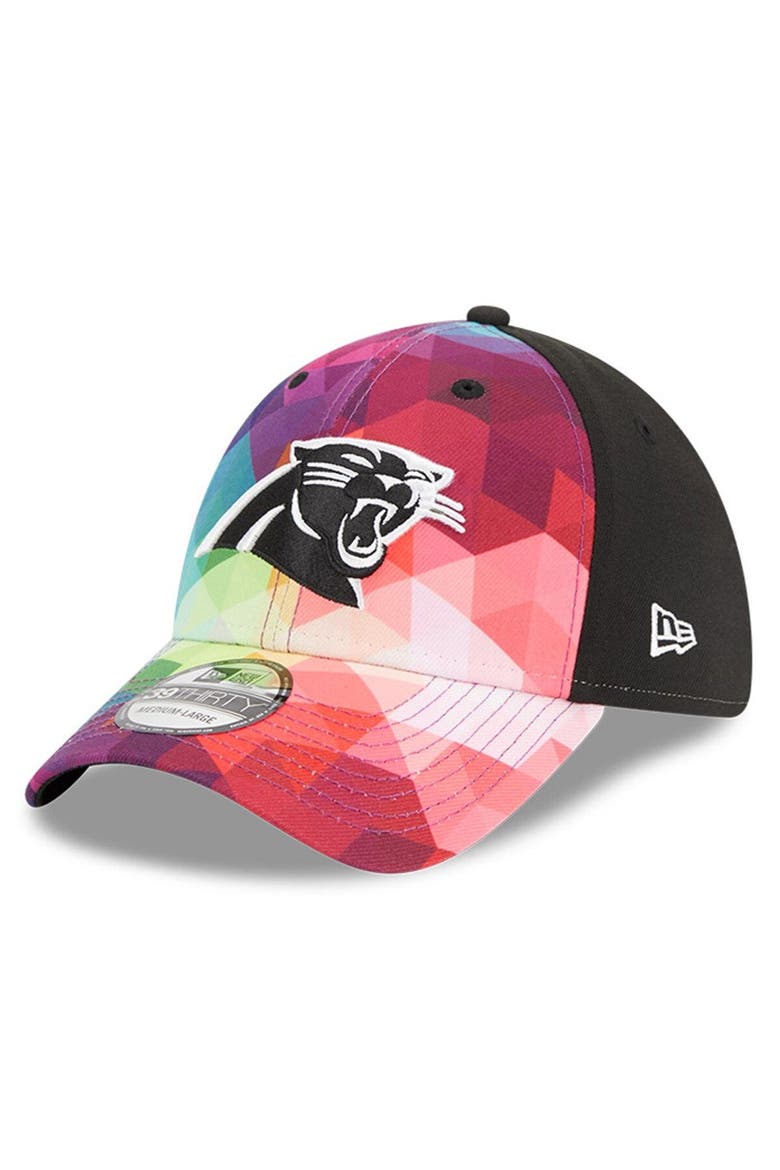 Men's New Era  Pink Carolina Panthers 2023 NFL Crucial Catch 39THIRTY Flex Hat, Main, color, Pink
