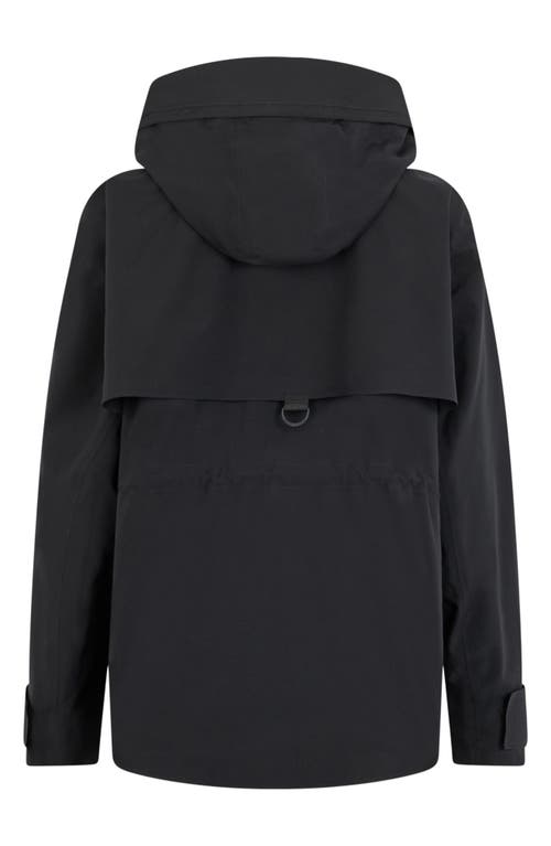 Moose Knuckles Laurier Waterproof Ripstop Jacket In Black