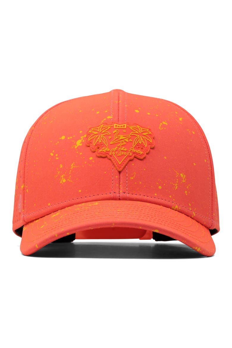 A-Game Neon Drip Hydro Performance Snapback Hat, Alternate, color, INFRARED